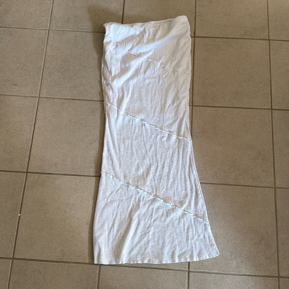 White skirt